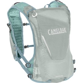 CamelBak Zephyr Pro Running Hydration Vest 34oz – Body Mapping Technology, Pigeon/Blue Surf