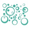 Wall Decor Plus More WDPM197 Wall Vinyl Sticker Decal Circles