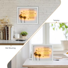 HN HAIINAA Sympathy Gift LED Memorial Shadow Box Memorial Gifts for Loss of Loved One Mother Mom Dad Father, in Memory of Loved One Gifts