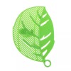 Unbranded Leaves shaped plastic pot strainer rice fruit wash Strainer