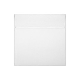 5 3/4 x 5 3/4 Square Envelopes w/Peel & Press - White 100% Recycled (50 Qty.) | Perfect for Thank You Notes, RSVPs, Greeting Cards, Weddings or Any Announcement | 80lb Text Paper | 8520-WPC-50