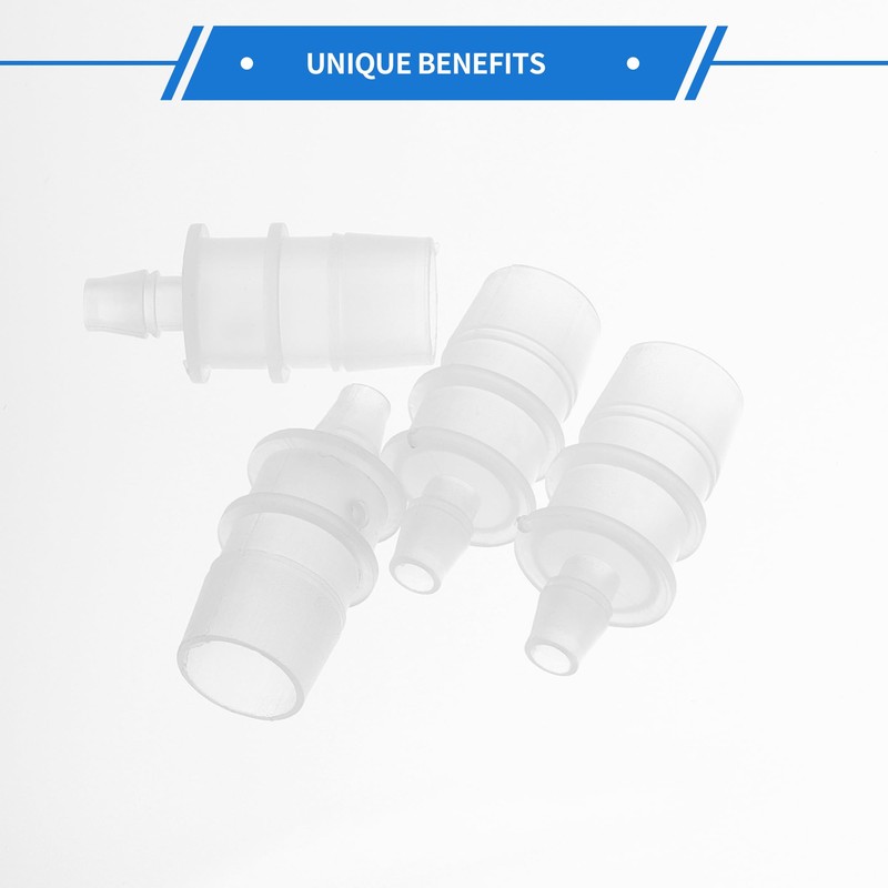 VekAuto 4pcs Plastic Hose Barb Fitting 3/4" to 5/16" Barbed
