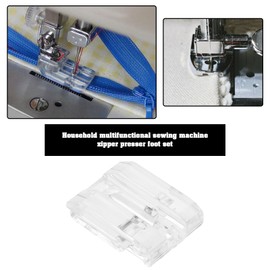 SING F LTD 5PCS Zipper Foot Invisible/Concealed/Wide/Narrow/Clear Invisible Domestic Sewing Machine Presser Foot Compatible with Brother Compatible with Singer