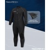 Seaskin Plus Size Full Wetsuit for Mens 3mm
