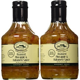 Roasted Pineapple & Habanero Sauce, 2 37 Ounce Bottles by Robert Rothschild Farm
