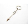Silver Bow and Arrow Key chain Arrow Keyring Boho Keychain
