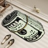 XIAOQIN Money Rug, 100 Dollar Bill Rug, 20x32 inch Money