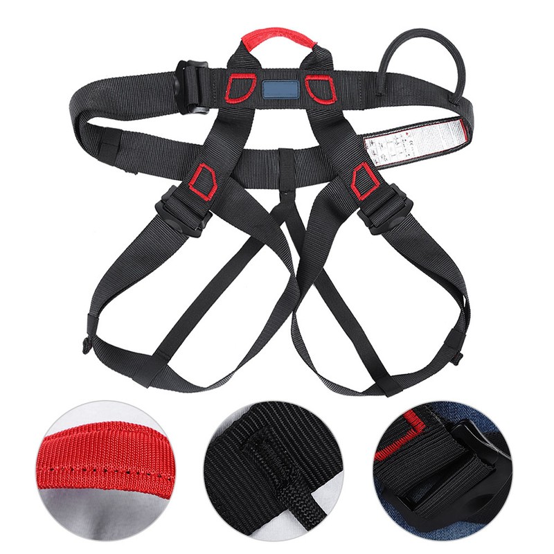 Half Body Safety Belt for Rock Climbing Mountaineering Rappelling Aerial