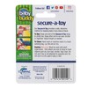 Baby Buddy 2-Count Secure-A-Toy, Black/Tan, 2-Pack