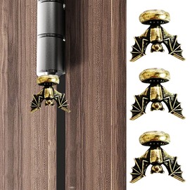 SWNACOR - 3 cabezales de bisagra de latón para murciélago, decoración de cabeza magnética con bisagra, regalos divertidos para mujeres, mamá, abuela, esposa, estatua clásico para decoración del hogar