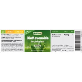 Bioflavonoids, 500 mg, Hochdosiert, 120 Vegi Capsules of Citrus fruits. Extra Strong Antioxidant. No Artificial Additives. GM Free. Vegan., , ,