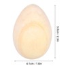 Wood Eggs Shakers Set Natural Wooden Egg Rattle Musical Percussion