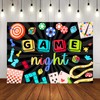 Mocsicka Game Night Backdrop Board Game Game Night Decorations for