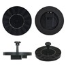 1.5W Solar Fountain Pump with 6 Nozzles Filter Anti-collision Bar