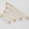 POVEFONK 10 Pack 5 inch(128mm) Champagne Bronze Kitchen Cabinet Handles