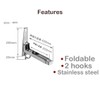 MOTONG Stainless Steel Microwave Oven Wall Mount Stand Holder Shelf