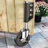 HOLKIE Heavy Duty Gate Caster, Spring Loaded Gate Wheel, Swivel