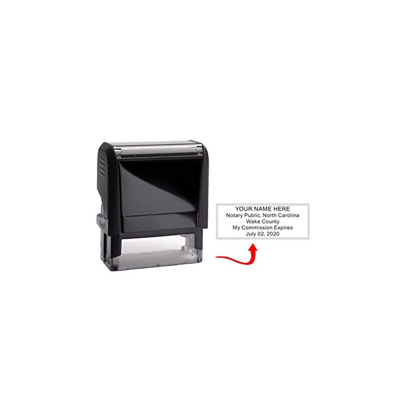 North Carolina Notary Stamp | Standard Self Inking Model, 2.3x0.81