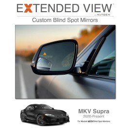 NXTGEN Automotive Supra Blind Spot Mirrors | Toyota MKV Supra Mirrors (WITH Blind Spot Monitor)