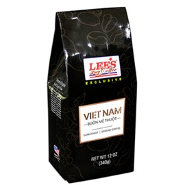 Lee's Coffee The best of Vietnamese Milk Coffee Combo Kits - Bo Ca Phe Phin Ket Hop Sua Dac Ngon Dam Dac Lee Coffee - Included Ground Buon Me Thuot Coffee with the Coffee Fillter and Sweetened Condensed Milk