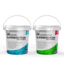 Fiberglass Coatings Super Bond 2 Part Epoxy, Slow Cure 2 Quart, Epoxy Glue, Adhesive Putty, Epoxy Putty, DIY Wood Projects, Glue for Wood, Epoxy Glue for Metal, Wood Adhesive, Epoxy Cement