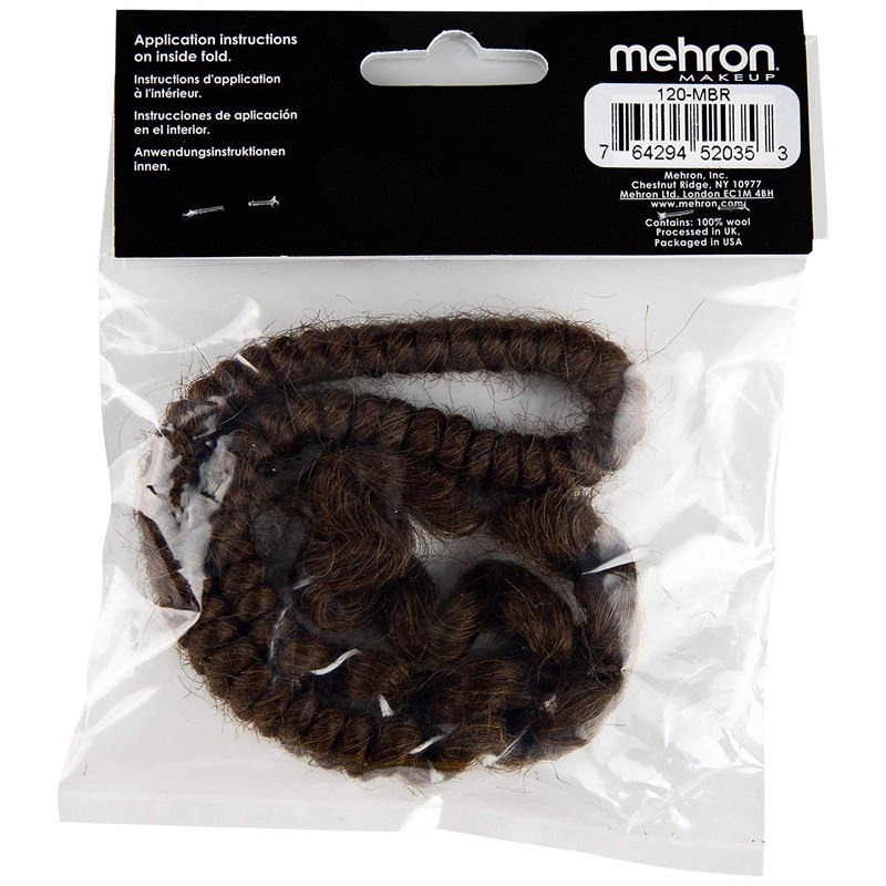 Mehron Makeup Crepe Hair | Fake Hair for Special Effects