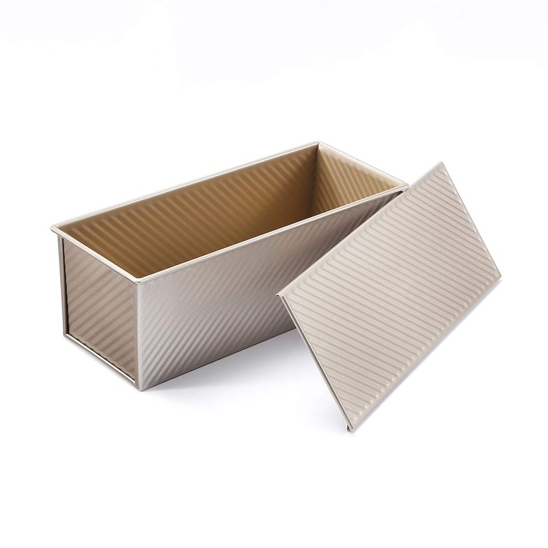 Monfish Large Loaf Pan w Lid Pullman Bread Pan 2.2lb