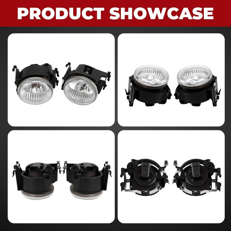 Nakkaa Fog Light Assembly Compatible with Impreza 2011-2014 Halogen