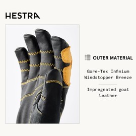 HESTRA Unisex Ergo Grip Active Gloves, black, 11
