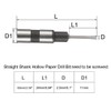 uxcell 2.5mm Paper Punch Drill, Straight Shank Hollow Bit Tool,
