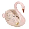Jewelry Box Swan Design Sturdy Durable Zinc Alloy Multi Purposes