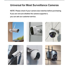 Surveillance Camera Cover Rain Cover/Sun Protection for TP-Link Tapo C500/C520WS, C320WS/325WB, Compatible with Dome/Bullet Outdoor CCTV Cameras, Waterproof and UV Protection, 29 x 20.5 x 15.7 cm