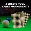 Scott Edward Pool Table Marker Dots, Billiard Point Sticker, Snooker