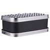 BESTonZON Stainless Steel Cheese Grater, Box Grater with Non-Slip Base