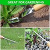 TLDNZXY Hand Weeder 3 Pieces Stainless Steel Weeder with Wooden
