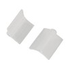 JCBIZ 100pcs Clear Horticulture Grafting Clamps 2mm Plastic Plant Grafting
