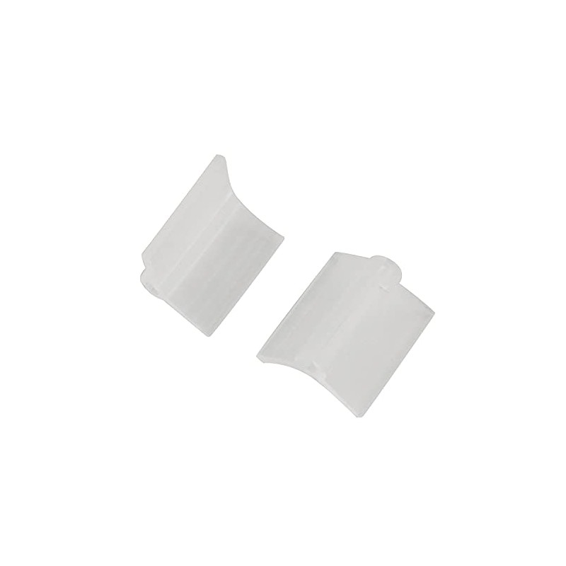 JCBIZ 100pcs Clear Horticulture Grafting Clamps 2mm Plastic Plant Grafting
