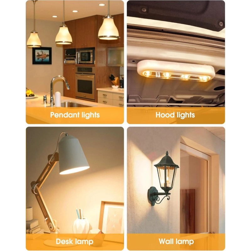 Flaspar G8 Light Bulbs, 20W Bi-Pin Base, 6 Pack 20W,