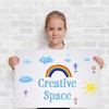 24 Pcs 24 x 36 Inch Trifold Poster Display Boards