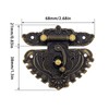 Padlock Latch Hasp Buckle Latch, Embossing Decorative Brass Hasp Clasp