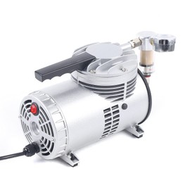 Oil-Free Vacuum Pump, 1/4HP 1700rpm Oilless Diaphragm Vacuum Pump Industrial Oil Free Vacuum Suction Pump for Food Packaging Handicrafts