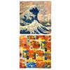 GFM® Silk Mix Square Reversible Painting Based Summer Scarf -