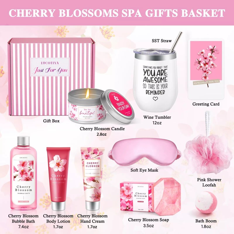 LUCOTIYA Gifts for Women Birthday Gifts, Bath and Spa Gift