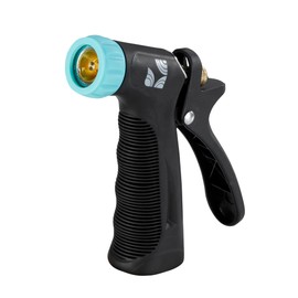 Hot Water Jet Hose Nozzle 500012 with Rear Trigger and Comfort Grip by New England Garden Tools for Cleaning Kitchens & Work Sites, Watering Plants & Yards, Washing Cars