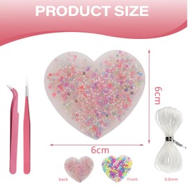 Picky Pad, Picky Pad Reusable Sensory, Reusable Picky Pad Kit, Skin Picking Fidget Toys, Remeltable Picky Pad, Picky Pad for Stress Relief Sensory Toys, Picking Pad with String and Tweezers