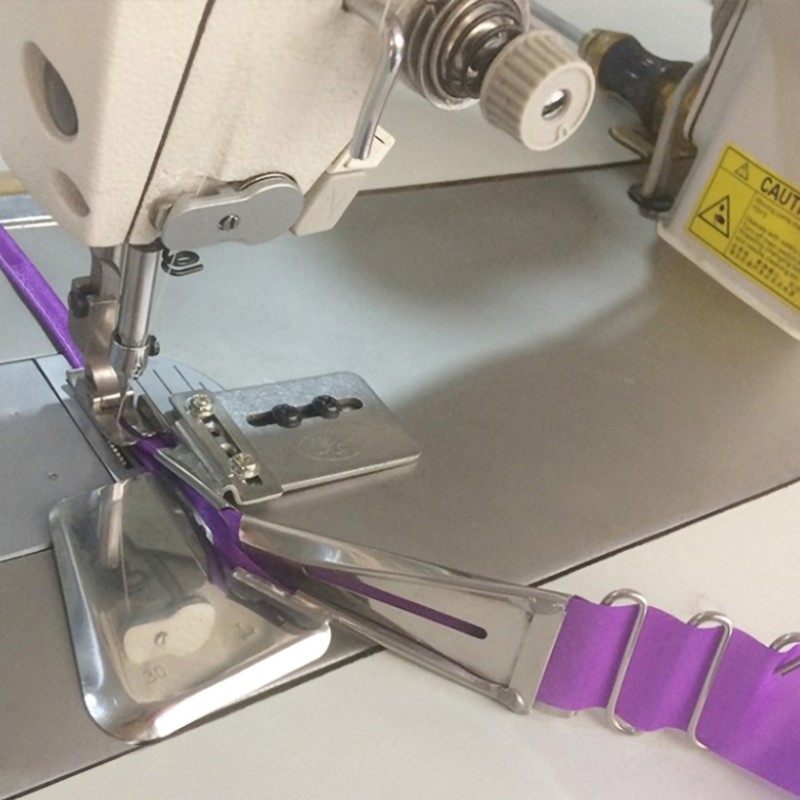 Industrial Sewing Machine Accessory Overlock Binder Hemmer Binding Attachment Folder