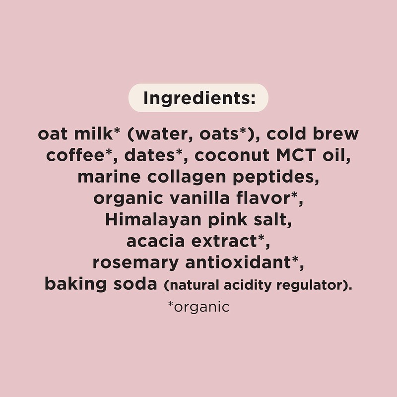 Pop & Bottle, Oat Milk Lattes - Cold Brew, Maca,