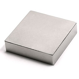 N52 Super Strong Neodymium Block Magnet 2x2x1/2” Flat NdFeB Rare Earth Rectangular Magnet for Science, Projects and Industries, 1-Count