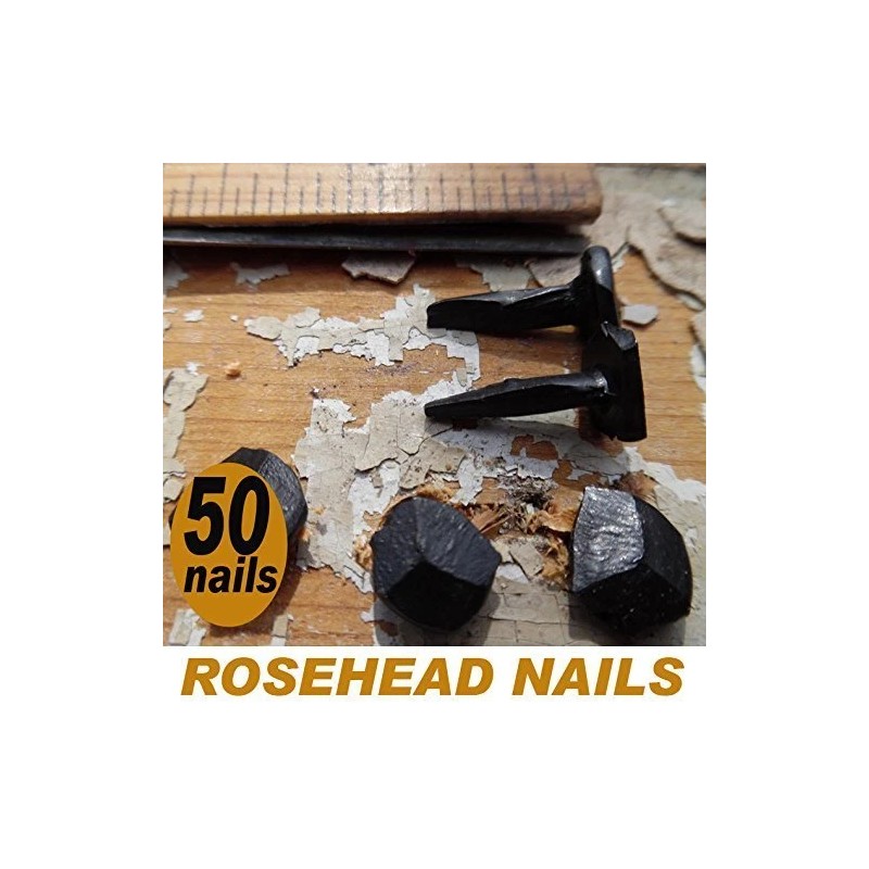 OLD NAIL SOURCE 5/8" Steel Decorative Rose Head Nails -