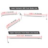 Mofun Extended Upper and Lower Hydraulic ABS Front Brake Line